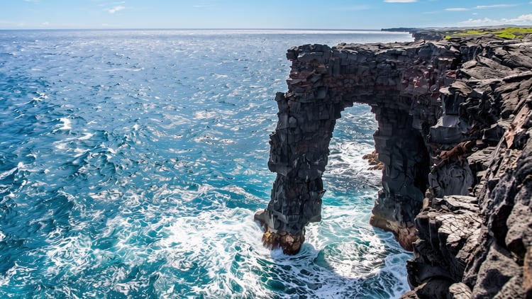 hawaii sea arch